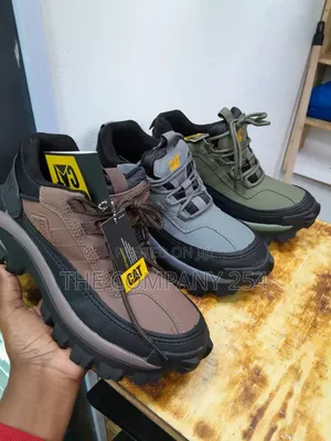 Quality Leather Outdoor Rubber Sole Cat Boot Safety Shoes Available