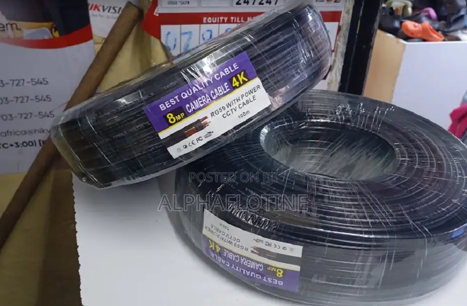 Rg59 8mp Quality Cable 100m