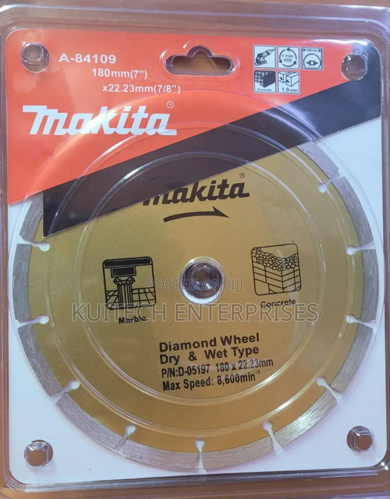 7" Makita Diamond Disc Wet $ Dry Disc