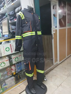 Green Reflective Cargo Overall