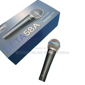 Shure Beta 58a Professional Vocal Microphone – Dynamic Supercardioid