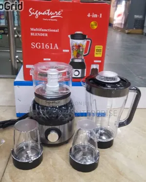 Signature Sg-161a 4-in-1 Multifunctional Blenders Stainless Blades 