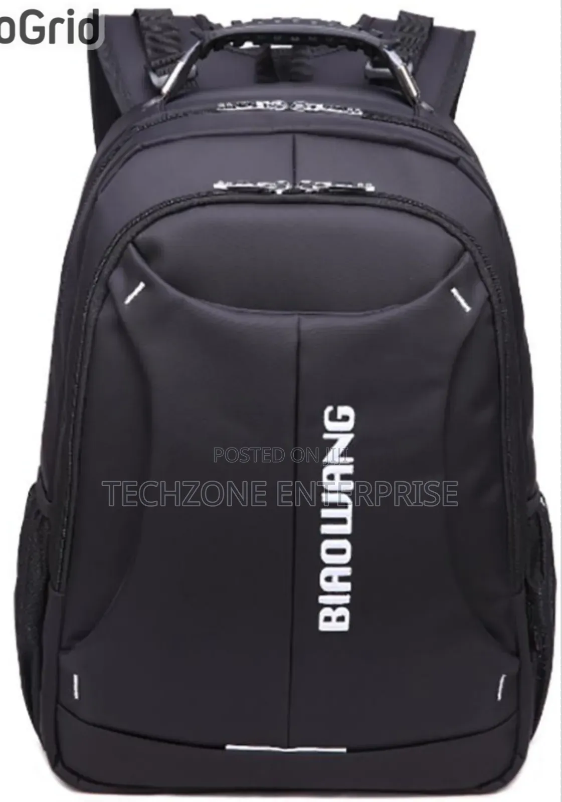 Black High Quality School Back Bag