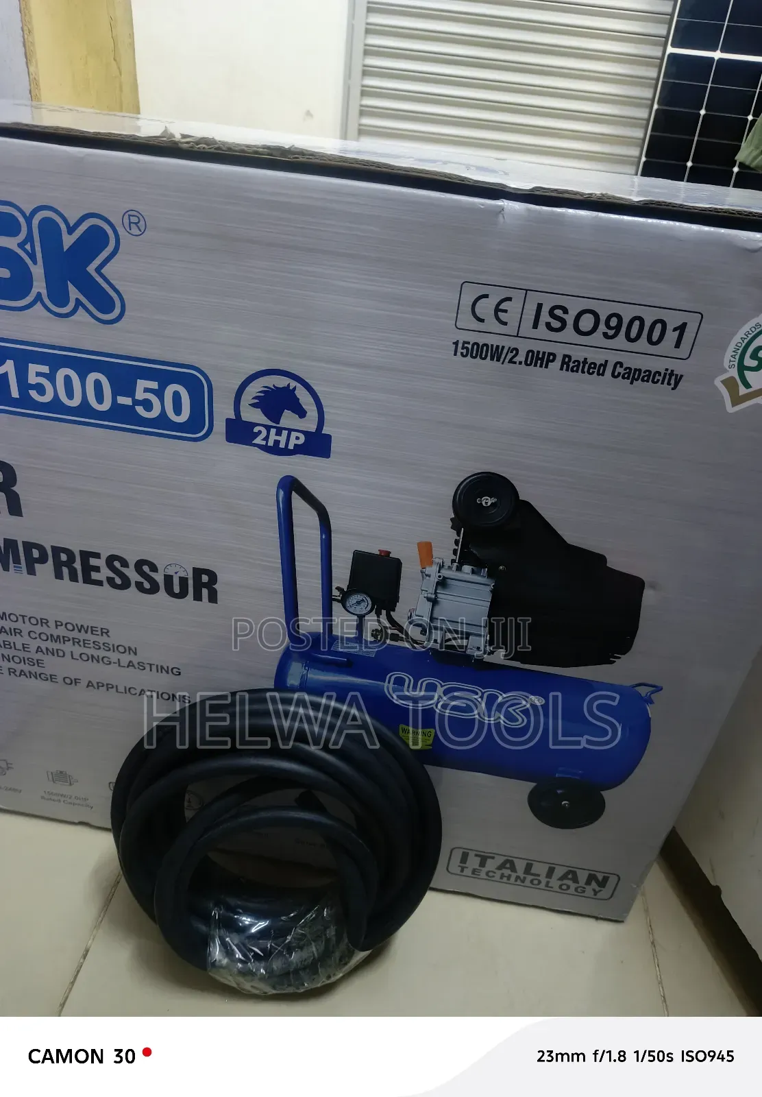 Usk Air Compressor + Pipe