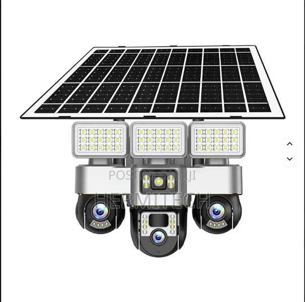 4g Sim Card Solar Camera 3 PTZ 3 Screen 6mp