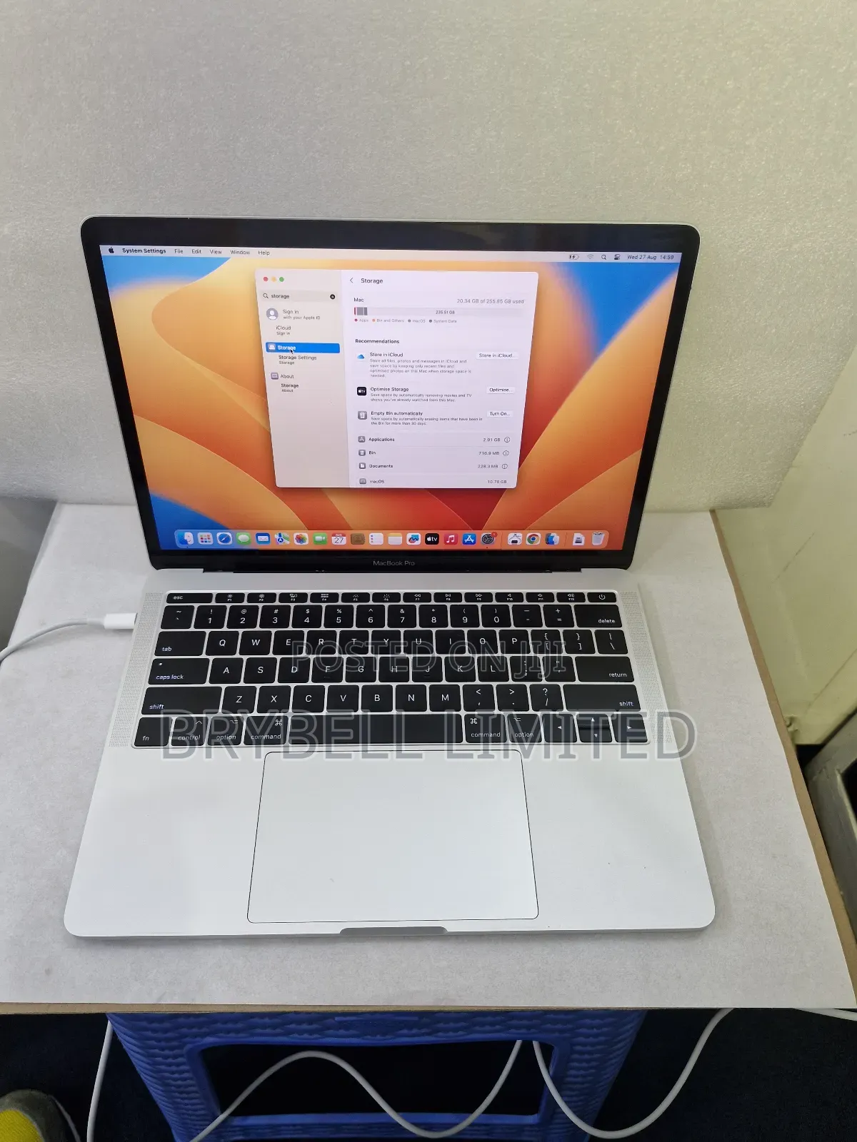Laptop Apple MacBook Pro 2017 8GB Intel Core I5 SSD 256GB