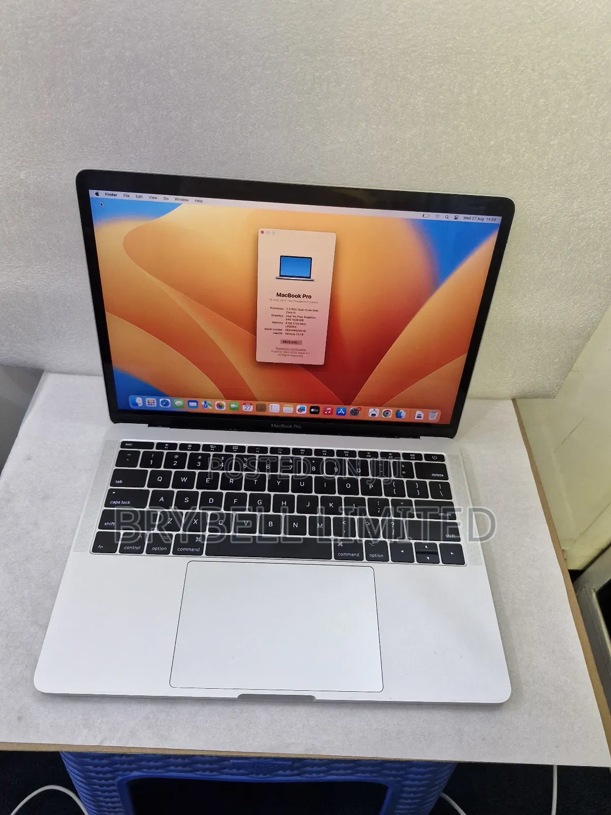 Laptop Apple MacBook Pro 2017 8GB Intel Core I5 SSD 256GB
