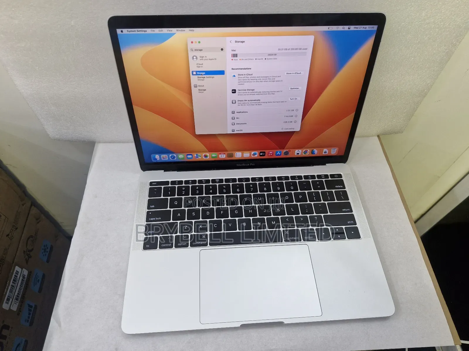 Laptop Apple MacBook Pro 2017 8GB Intel Core I5 SSD 256GB