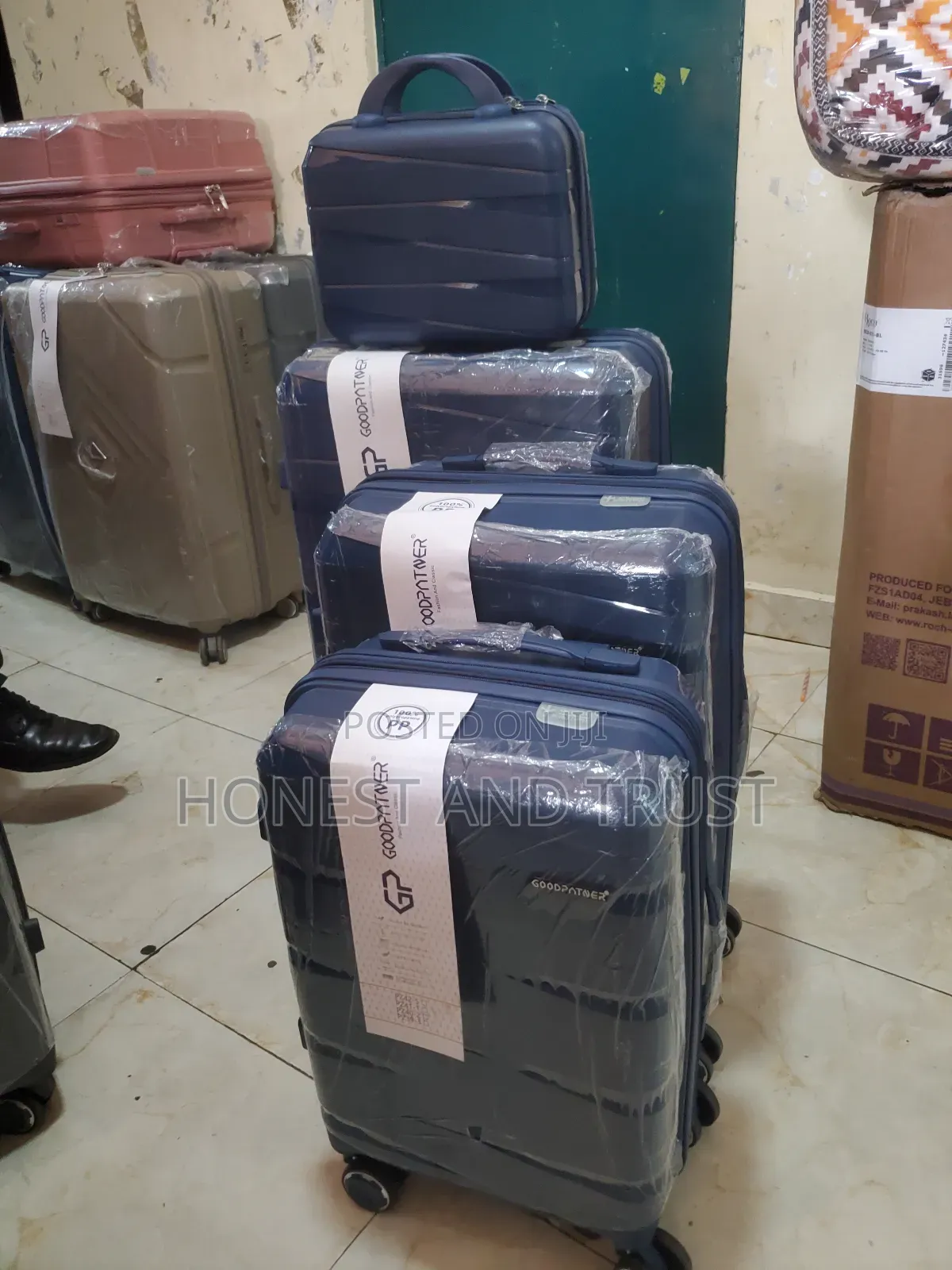 4 in 1 Unbreakable Rubber Suitcase