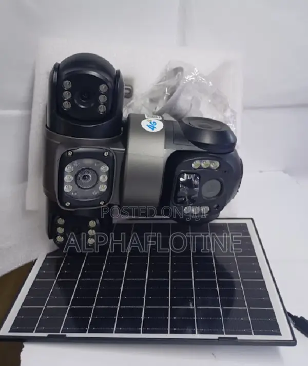 4g Simcard Tripple Lens Solar Powered