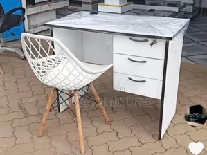 Hard Plastic Eames Chair and Study Desk