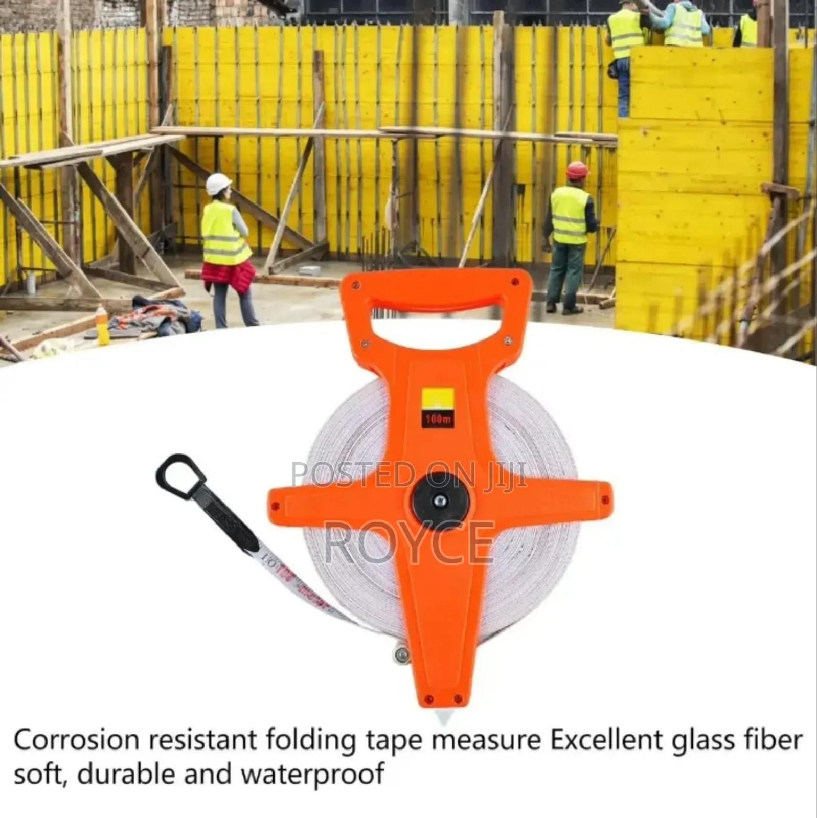 100m Fiberglass Measuring Tape