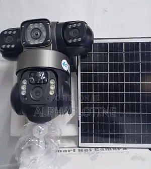 4g Lte Connectivity V380 Pro PTZ Tripple Lens Solar Powered