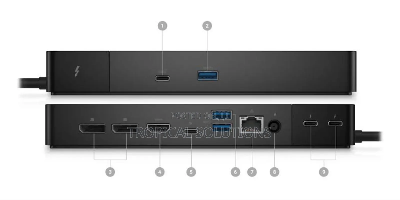 Dell Thunderbolt Wd22tb4 180w Docking Station
