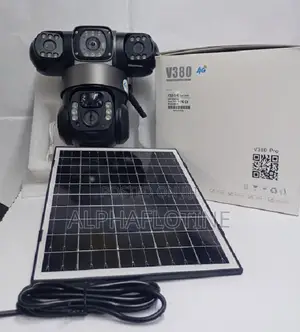 3Lens WiFi Solar CCTV Security Camera Ultra HD Outdoor PTZ Camera