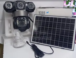 Tripple Lens 4g Outdoor Low Powered Camera Pir Humanoid Detection CCTV