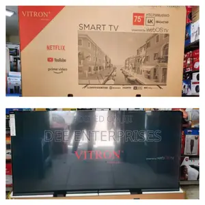 Vitron 75" Inch Smart Webos Frameless Tv