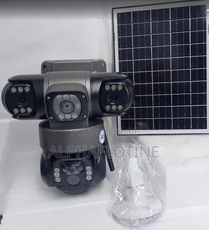 V380 Pro Hd 3 Screens 4g Solar Camera-Ip66 Waterproof Design