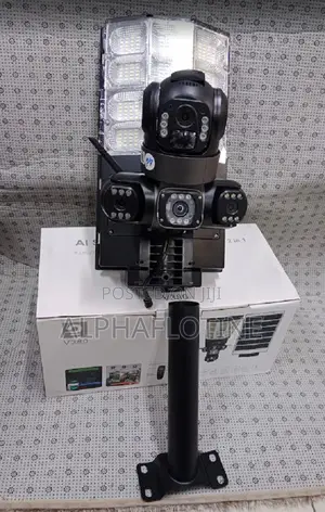 Tripple Lens Solar Powered Camera Street Light