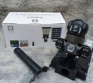 Outdoor 360 Degree Tripple Lens Security CCTV Camera Outdoor 4g