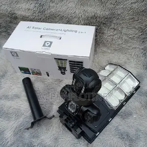 Integrated Solar Street Light With 3 Lens CCTV Camera
