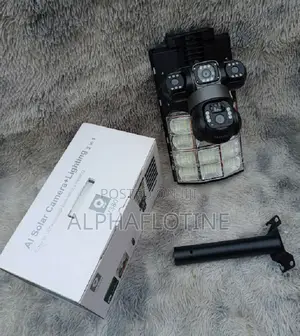 Solar Street Lights With CCTV Camera–3 Lensip65 Solar Street Light4g