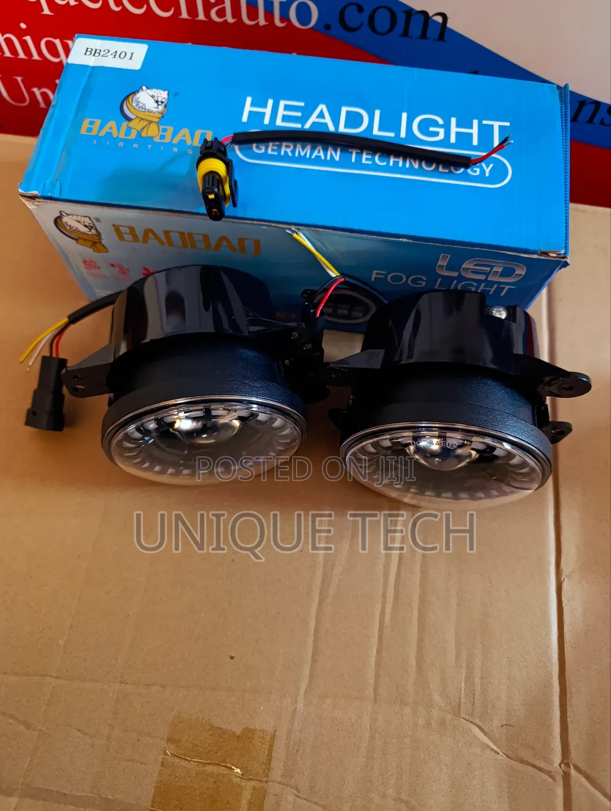 Universal Fog Lights Three Color Beam With Indicator