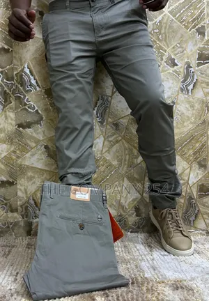Quality Hard Khaki Casual Plain Trousers Available