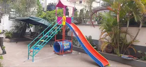 Small Kids Slide With Tunnel