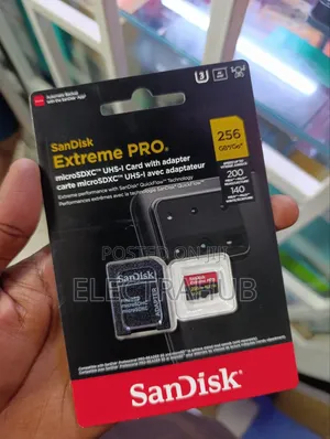 Sandisk Extreme Pro 256gb Memory Card New Sealed