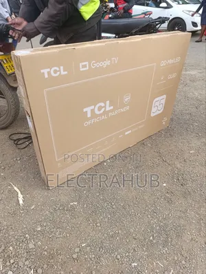 TCL 55 Inch Qd Miniled Smart Tv Brand New Sealed