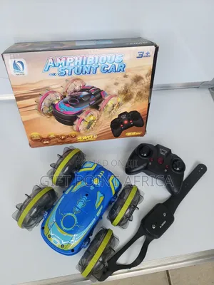 Kids' Rechargeable Amphibious Stunt Toy Car