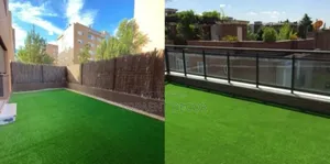 Rooftop Overview Green Outdoor Artificial Grass