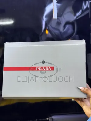 Prada Men, American Cup Sneakers “Black/White”