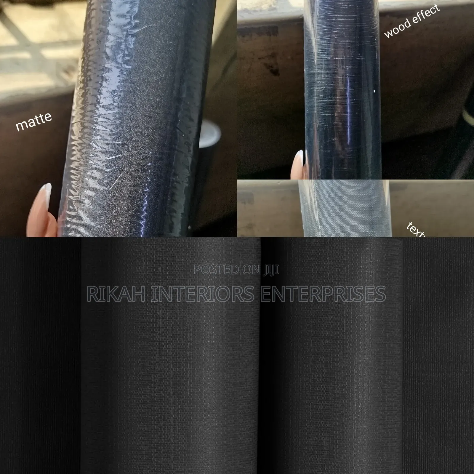 Black Matte Contact Papers
