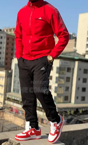 Quality Polyester Cotton 2 Piece Casual Adidas Unisex Trucksuit