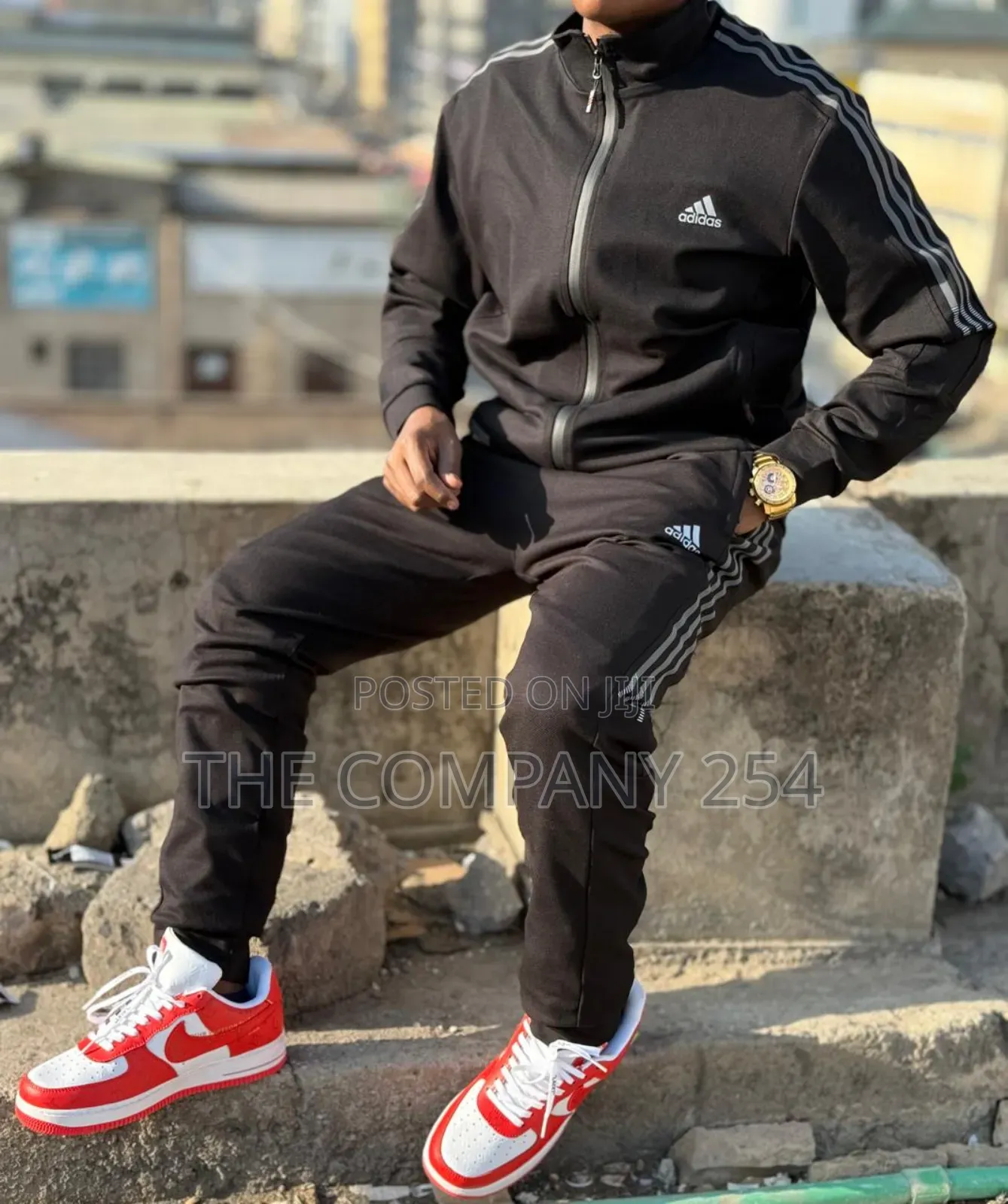 Quality Polyester Cotton 2 Piece Casual Adidas Unisex Trucksuit