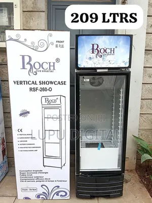 209 Litres Roch Vertical Showcase Model RSF-260-O Refrigerator