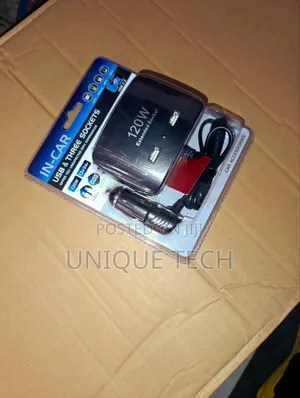 3-Way Usb Socket Car Cigarette Lighter Extension Splitter
