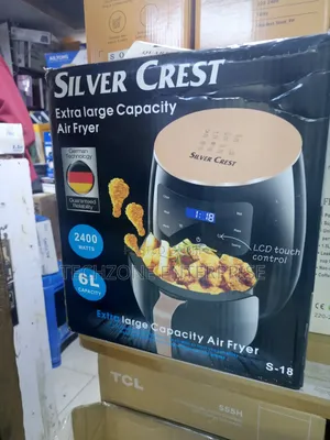 Glass Oven 6l Silver Crest Air Fryer With Overheating Protection 