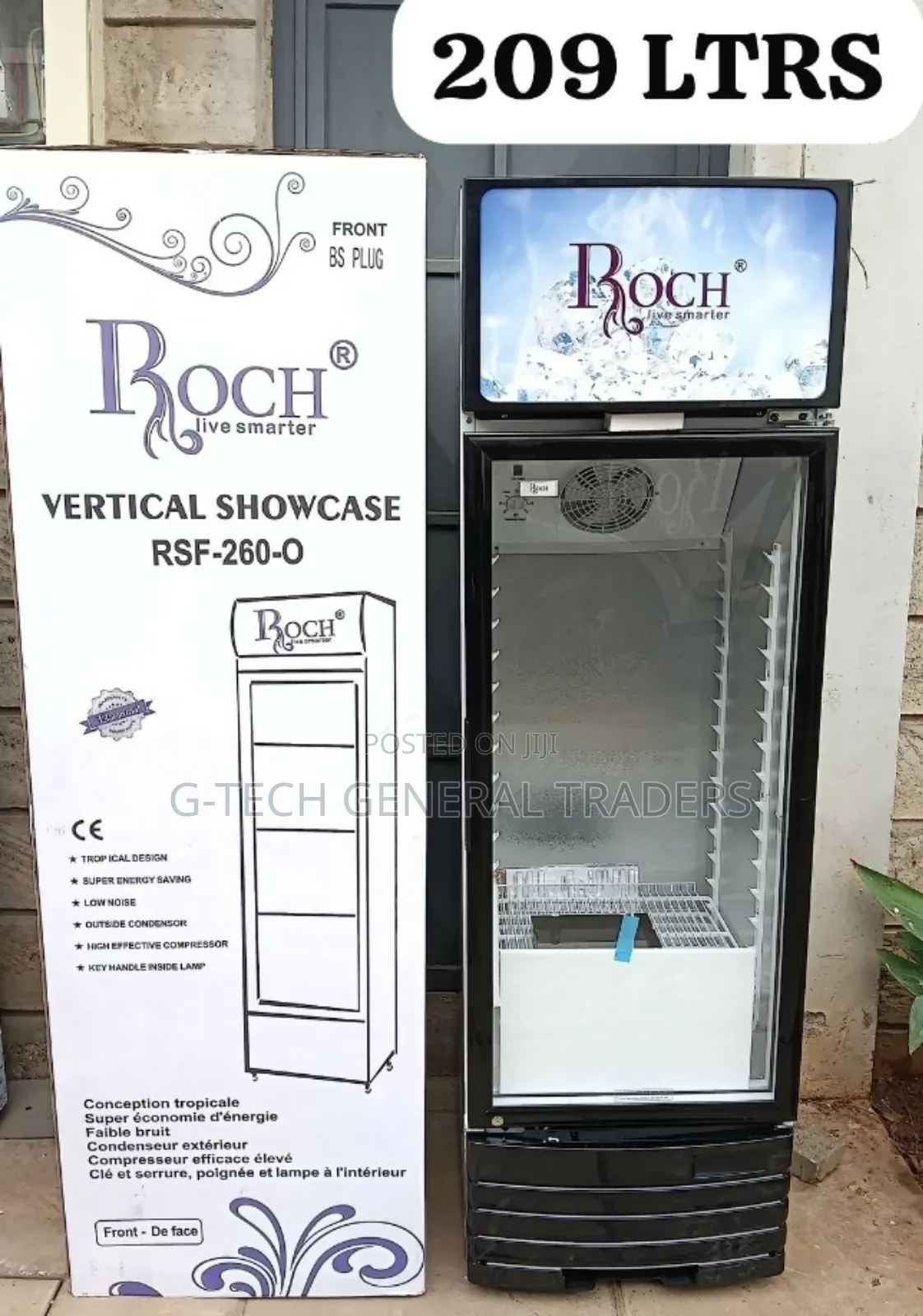 Roch Vertical Showcase 209l Rsf-260-0