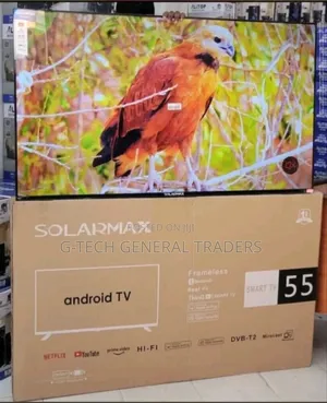 Solarmax Frameless 55inch Smart Android, Youtube, Netflix Tv
