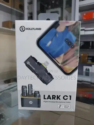 Hollyland Lark C1 Duo Wireless Mic System for Ios Devices Black