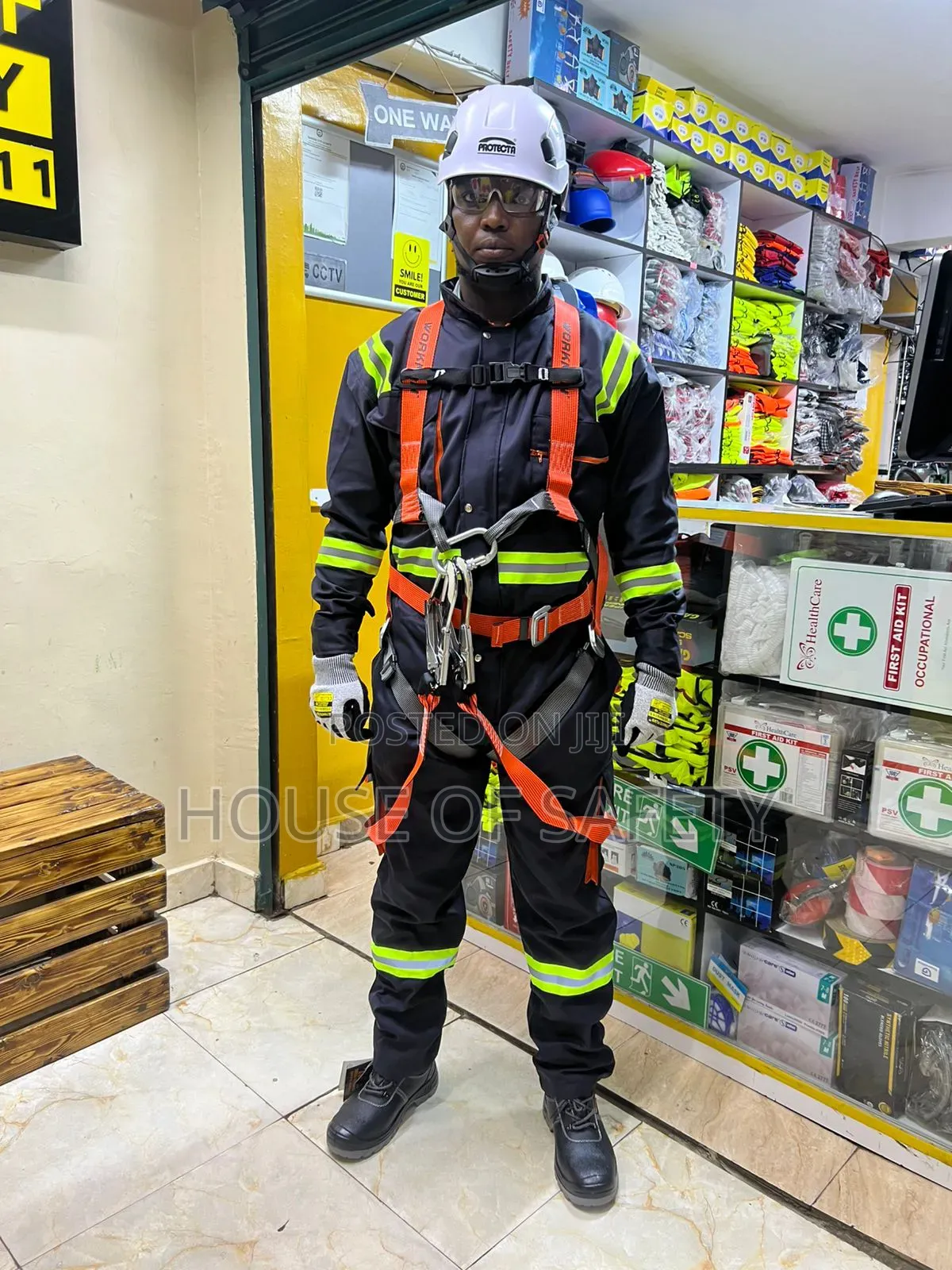 Orange Safety Harness