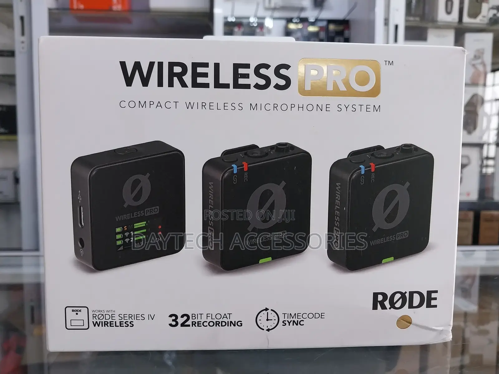 Rode Wireless Pro 2.4g Wireless Lavalier Microphone System.
