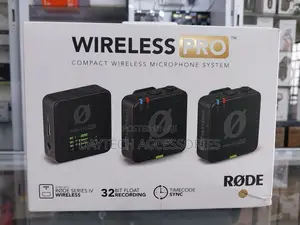 Rode Wireless Pro 2.4g Wireless Lavalier Microphone System.