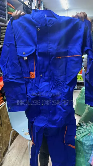 Fashion Coveralls in Royal Blue