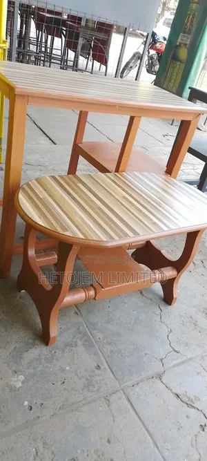 Wooden Grace Set | Kitchen Table + Multi-Use Small Table