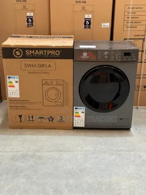 Smartpro 8kg Front Load Fully Automatic Washing Machine