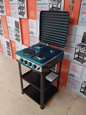 Eurochef 3gas+1hotplate 50*55 Cooker With Shelves